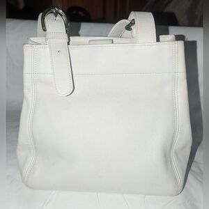 Coach Vintage Bucket Soho White Leather Shoulder Bag. 4157